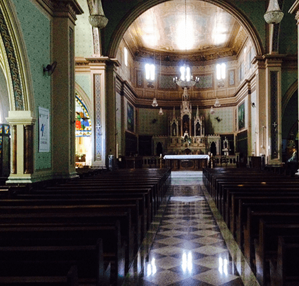 Culto em uma igreja